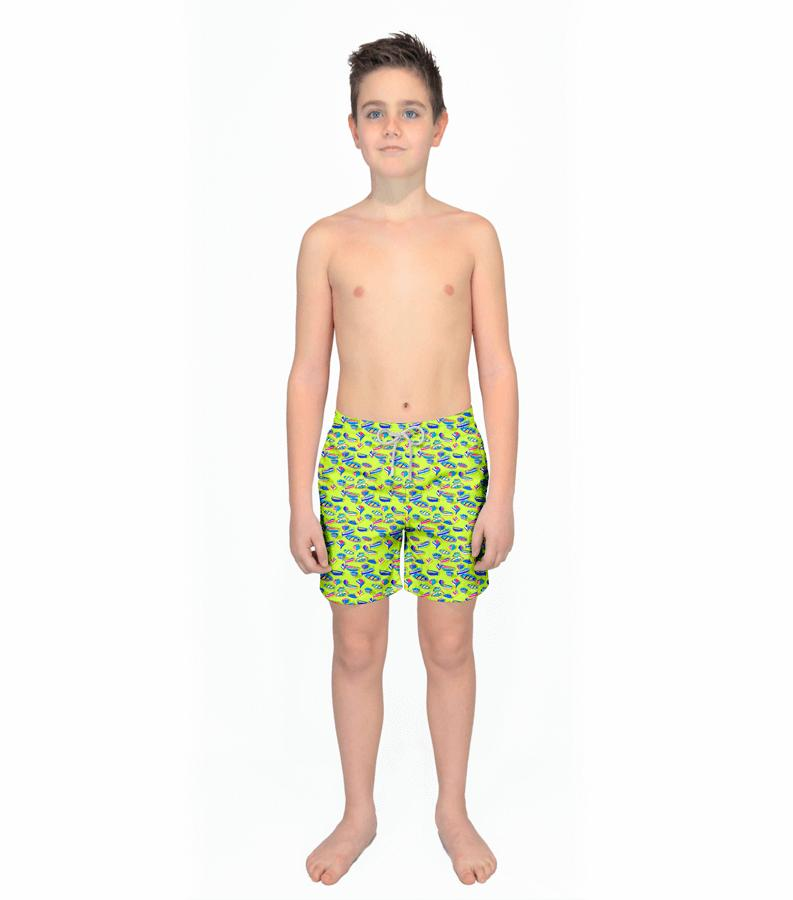 Zeybra COSTUME BAMBINO BARCHE LIME