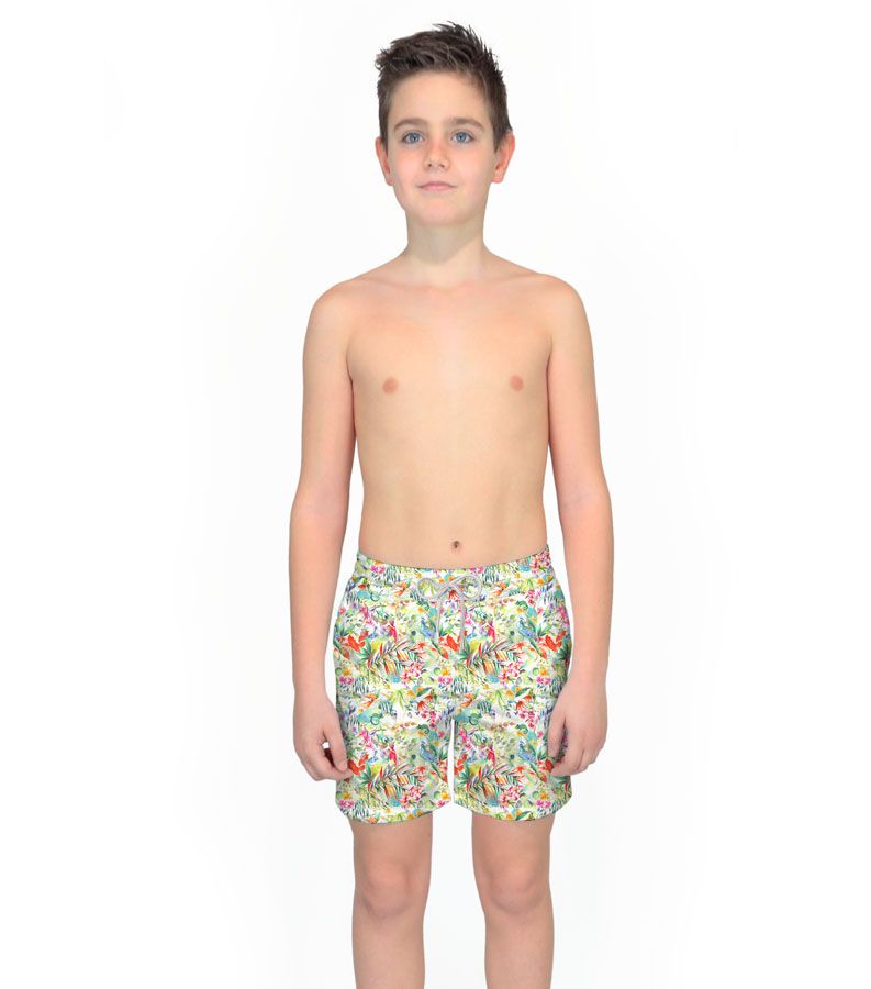 Zeybra COSTUME BAMBINO BOTANIC BIANCO