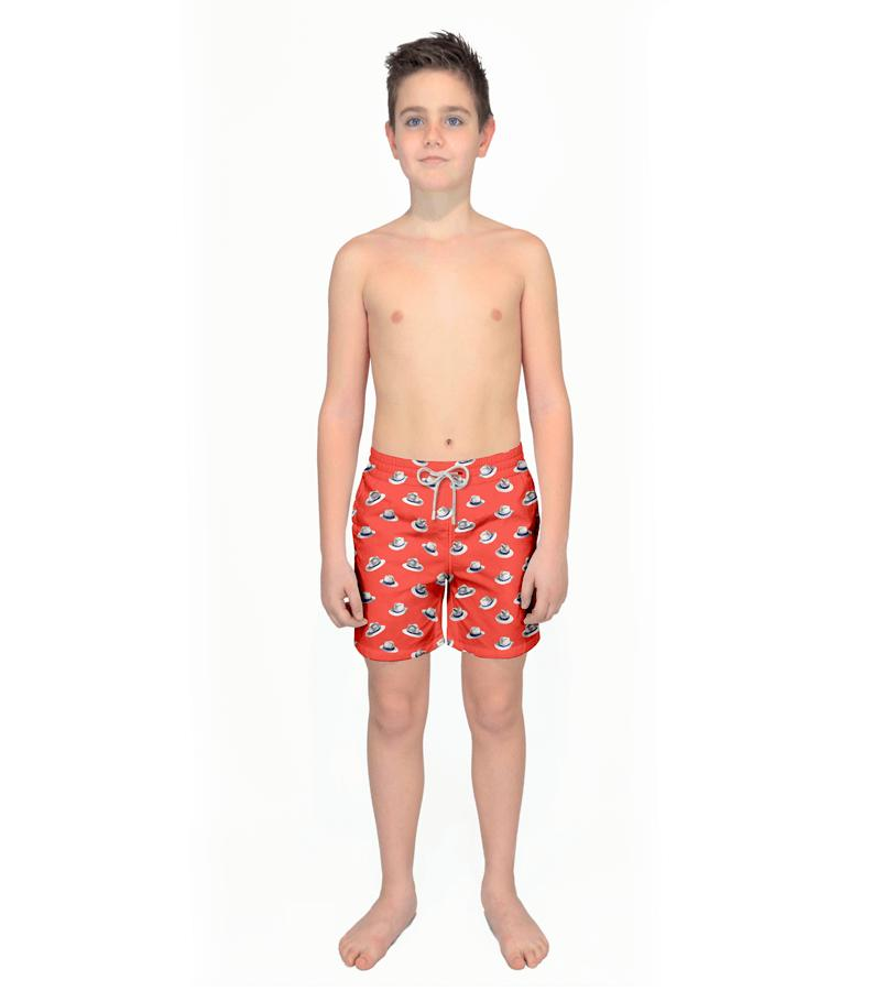 Zeybra COSTUME BAMBINO CAPPELLI CORALLO FLUO