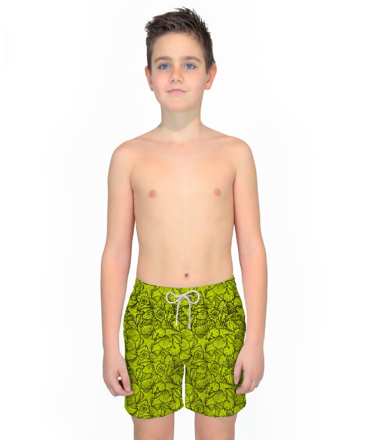 Zeybra COSTUME BAMBINO FLUO PRINT GIALLO FLUO