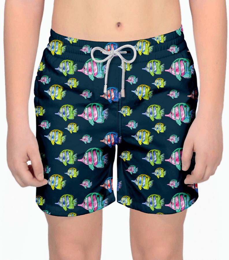 Zeybra COSTUME BAMBINO PESCI FLUO NERO