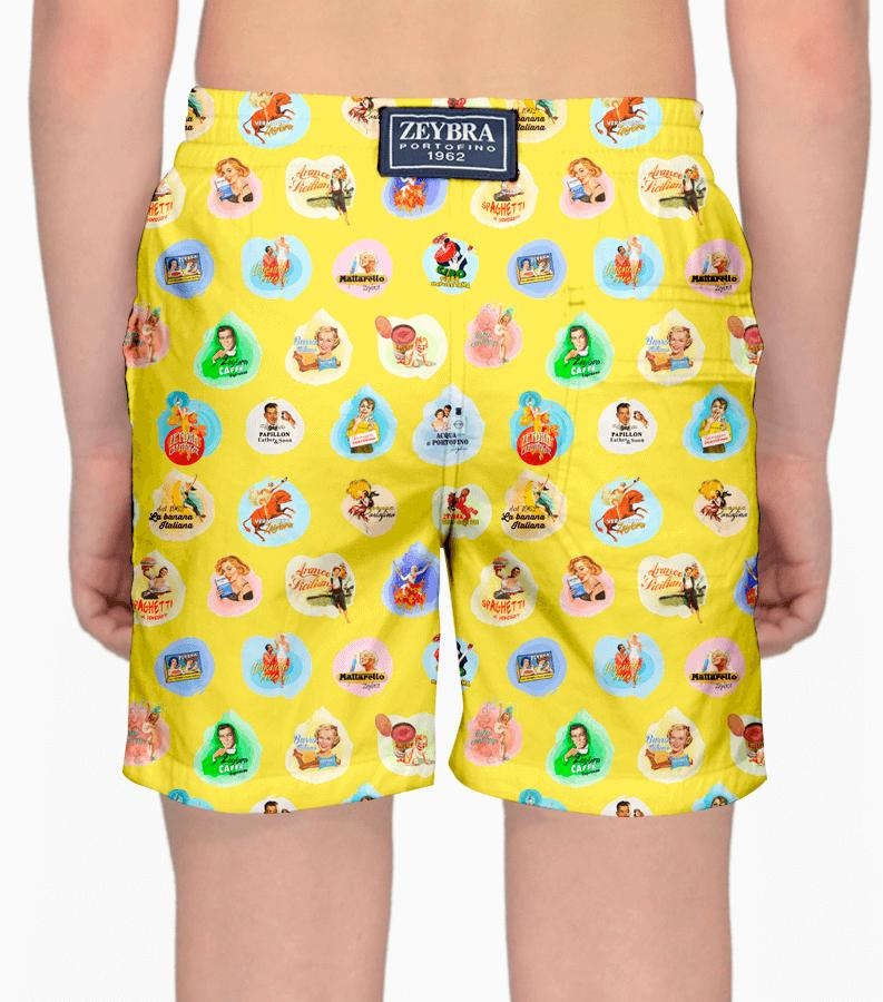 Zeybra COSTUME BAMBINO POSTER CANARINO