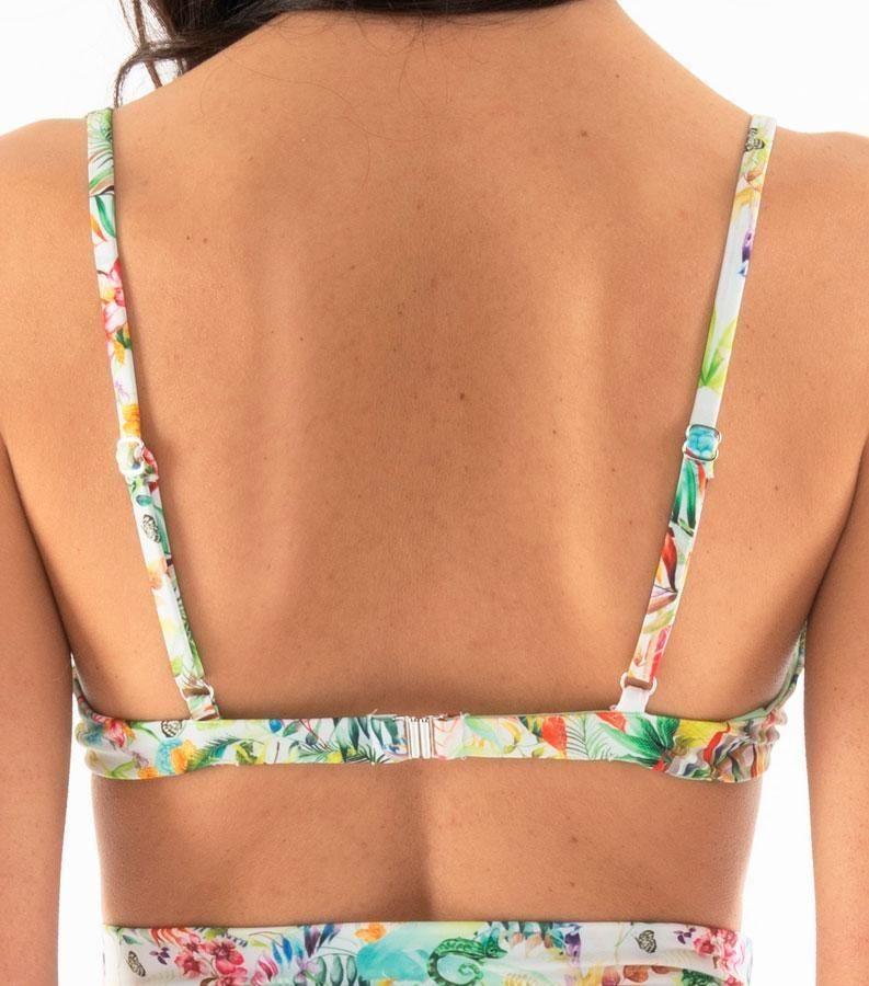 Zeybra COSTUME DONNA A BALCONCINO BOTANIC BIANCO