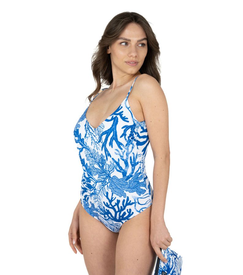 Zeybra COSTUME INTERO DONNA CORALLI ELETTRICO