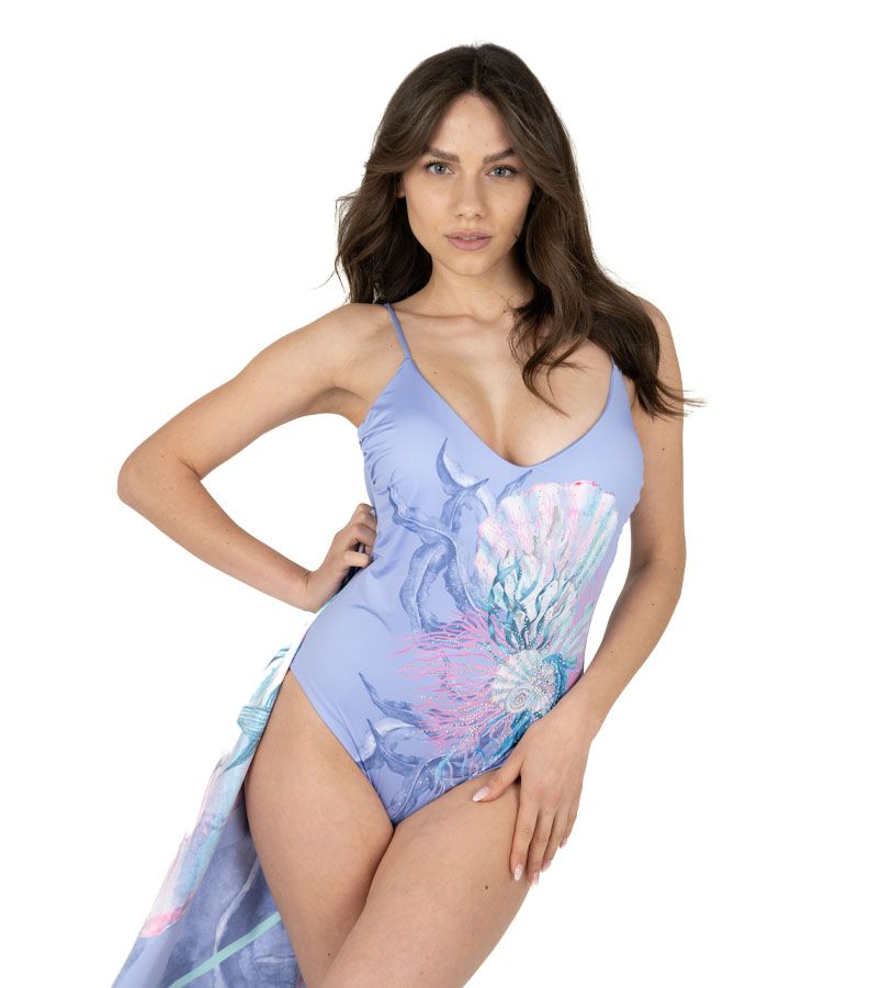 Zeybra COSTUME INTERO DONNA NETTUNO GLICINE