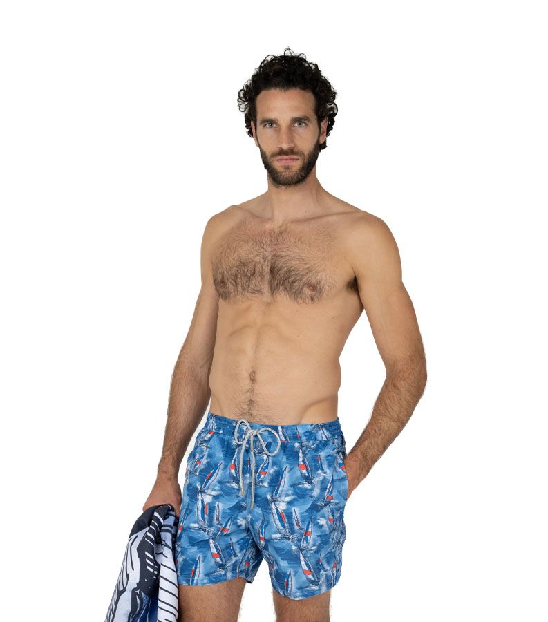 Zeybra COSTUME UOMO BARCHE A VELA RECYCLED