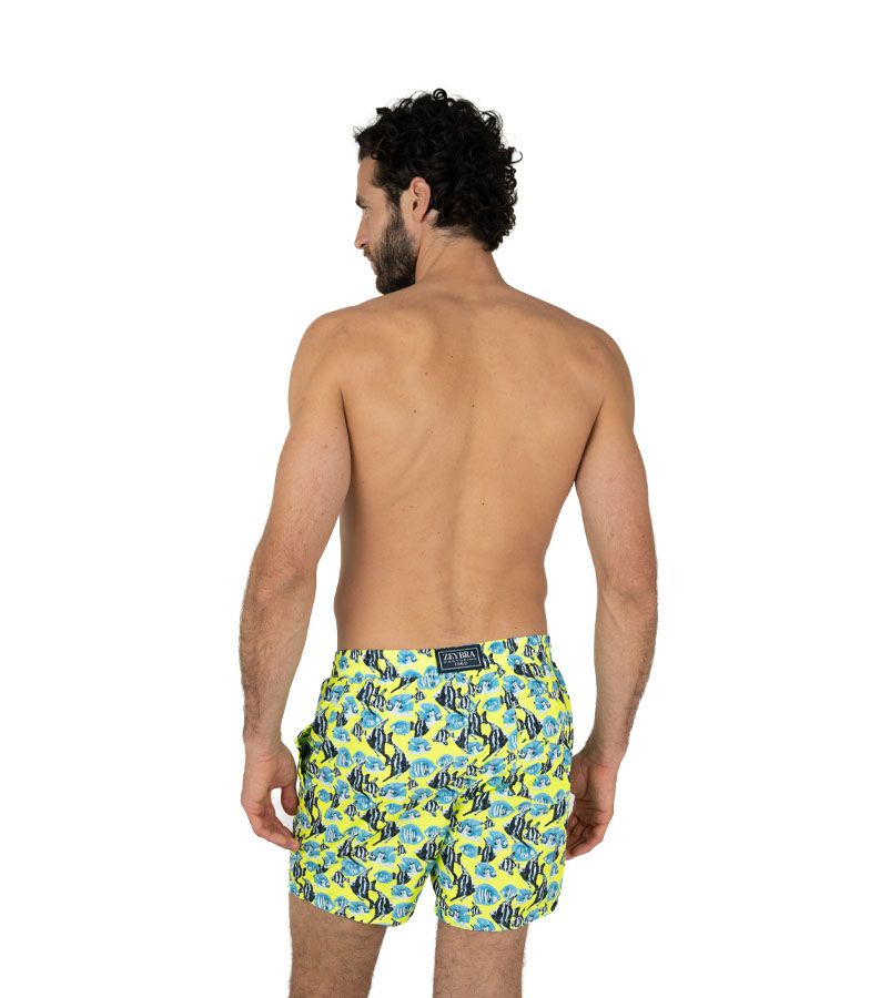 Zeybra COSTUME UOMO PESCI RECYCLED GIALLO FLUO