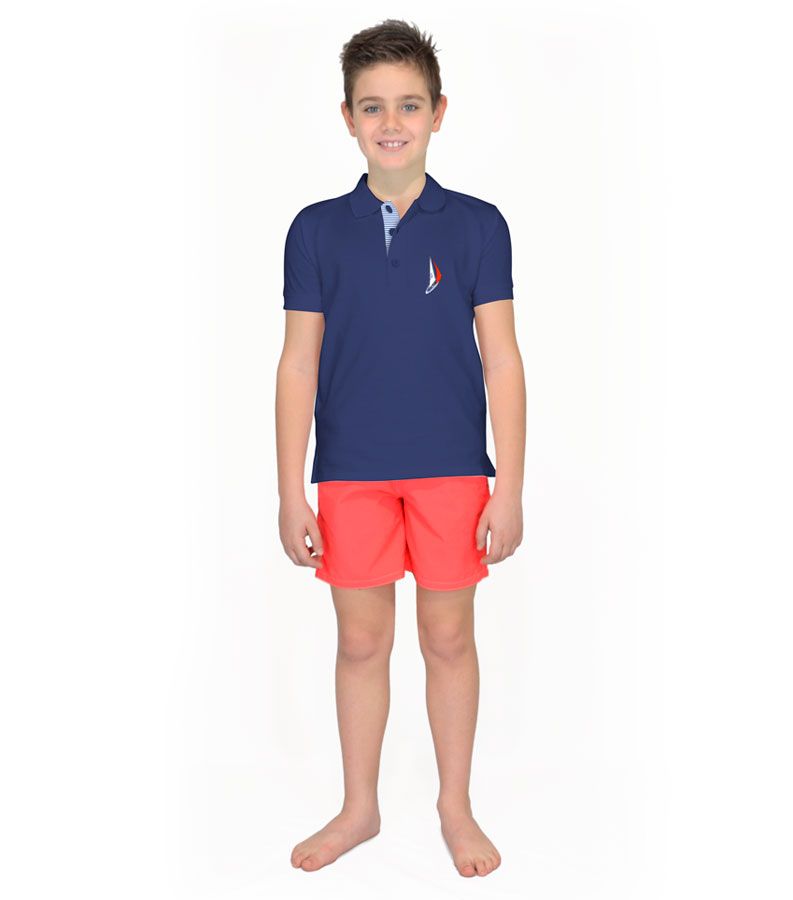 Zeybra POLO BAMBINO ELEMENT INCHIOSTRO