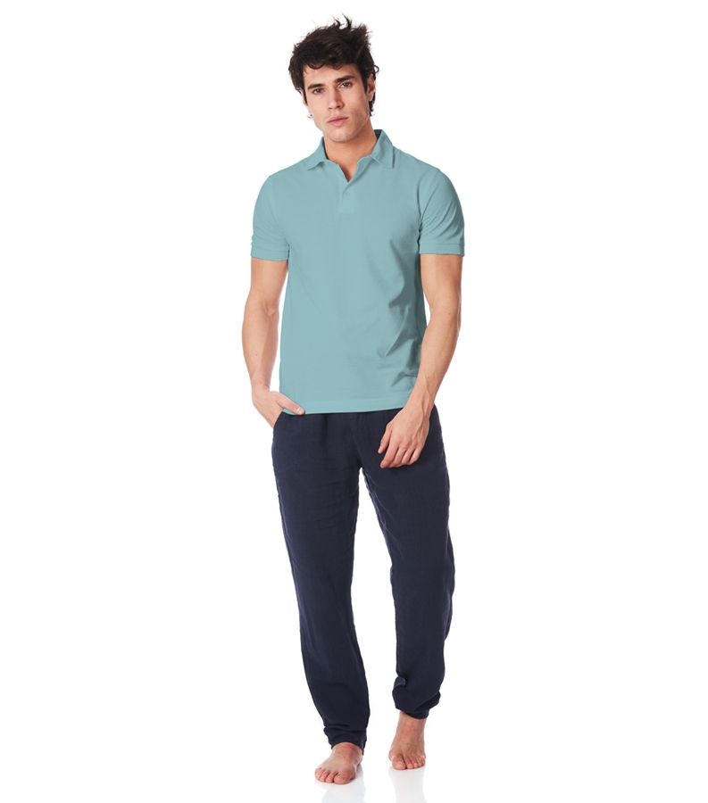 Zeybra POLO UOMO COTONE ACQUA