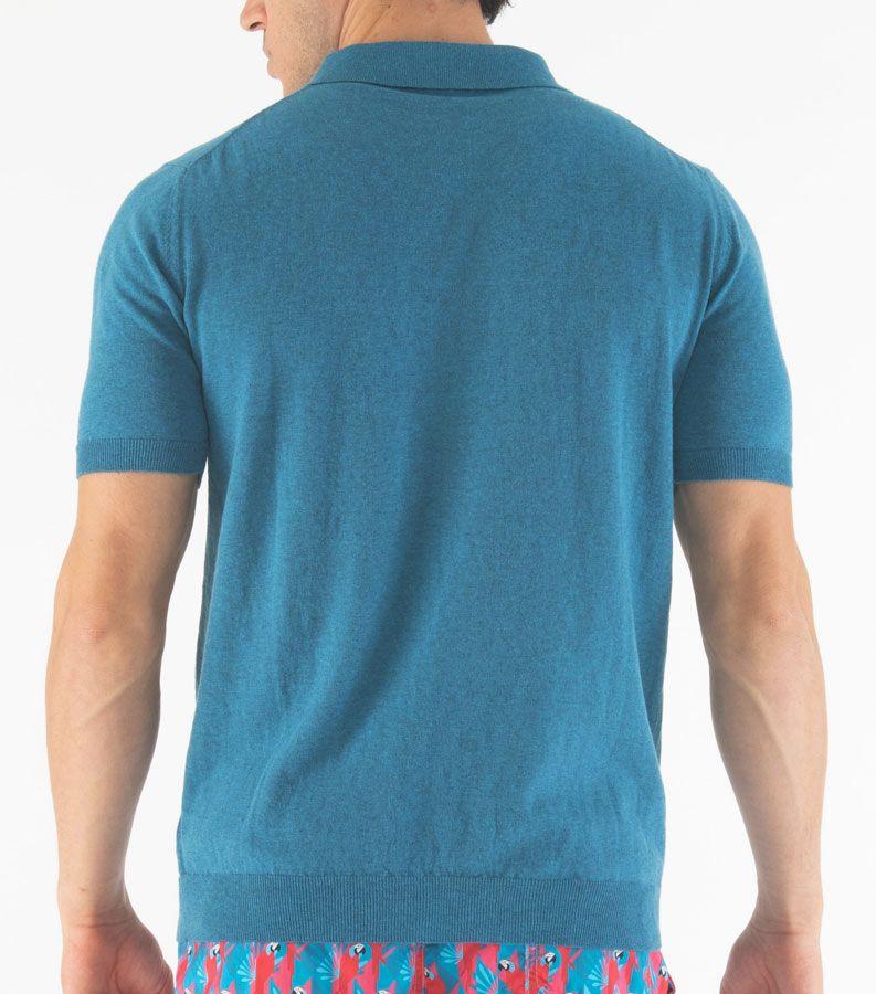 Zeybra POLO UOMO COTONE CREPE DENIM