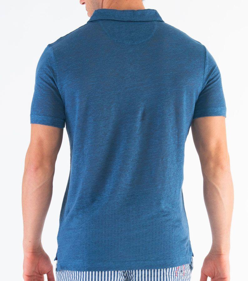 Zeybra POLO UOMO LINO DENIM