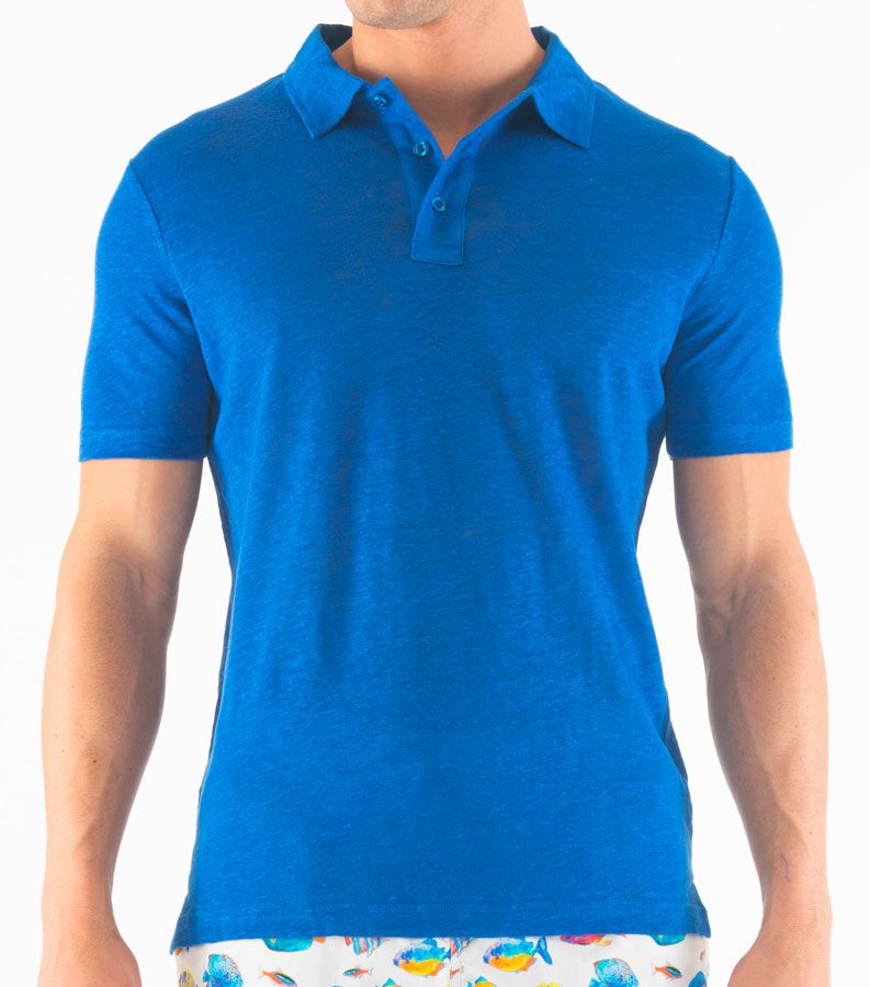 Zeybra POLO UOMO LINO ELETTRICO