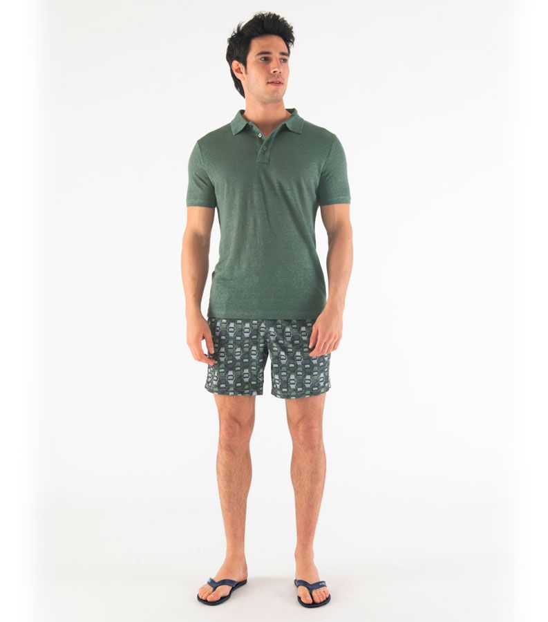 Zeybra POLO UOMO LINO MILITY