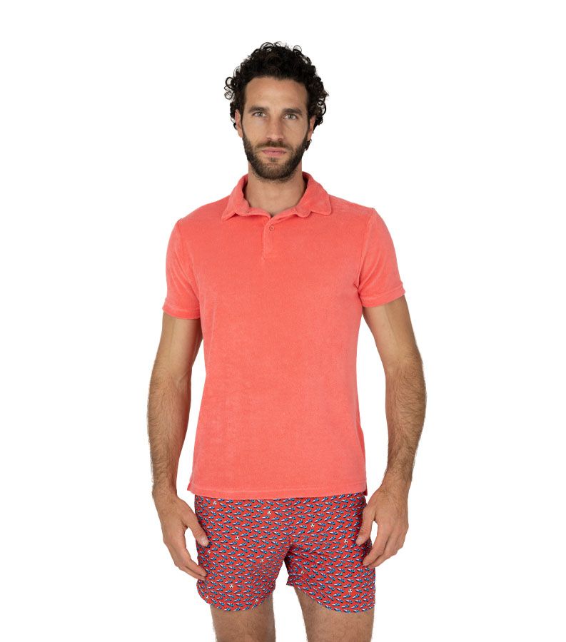 Zeybra POLO UOMO SPUGNA CORAL