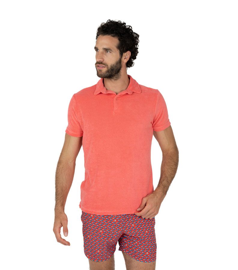 Zeybra POLO UOMO SPUGNA CORAL