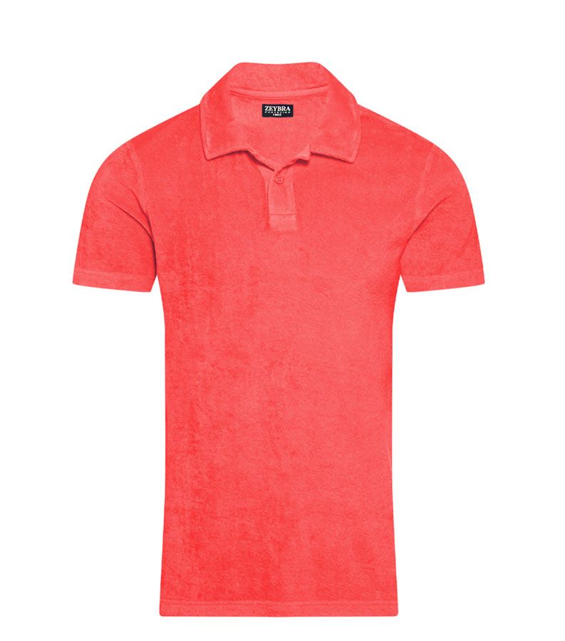 Zeybra POLO UOMO SPUGNA CORAL