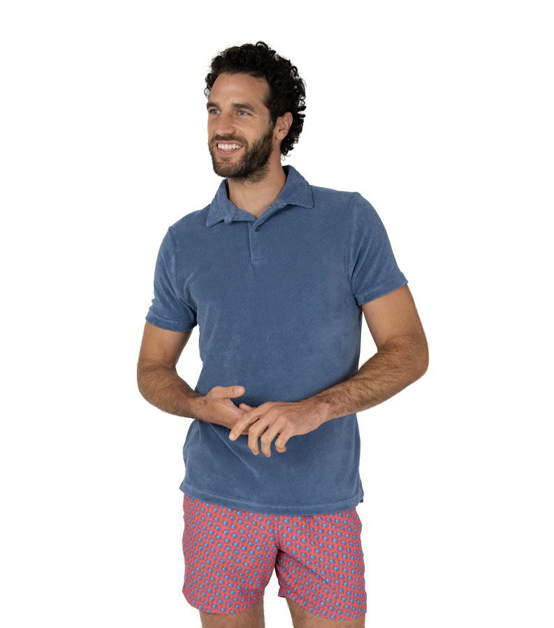 Zeybra POLO UOMO SPUGNA DENIM