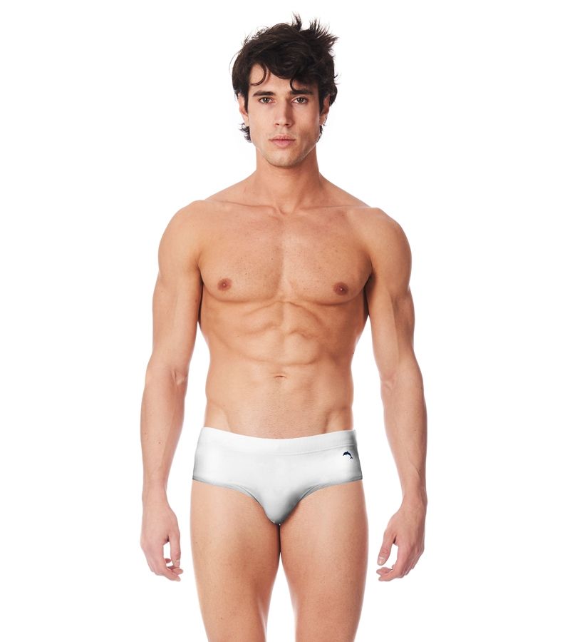 Zeybra SLIP ALTO UOMO TINTA UNITA BIANCO