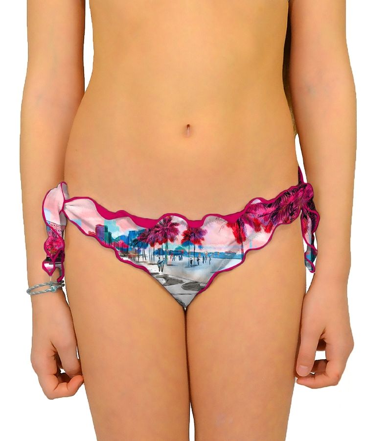 Zeybra SLIP BAMBINA ARRICCIATO BRASILE ROSA