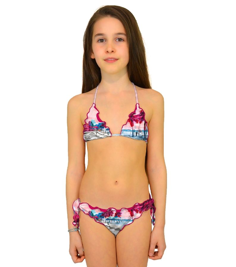 Zeybra SLIP BAMBINA ARRICCIATO BRASILE ROSA