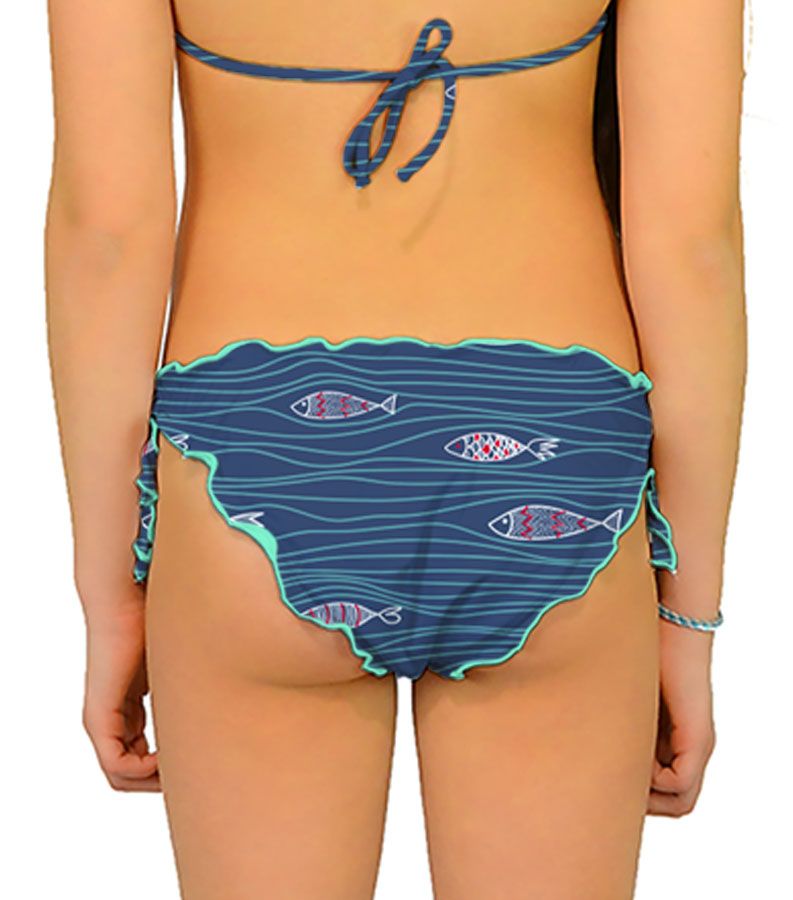 Zeybra SLIP BAMBINA ARRICCIATO SARDINE NAZIONALE