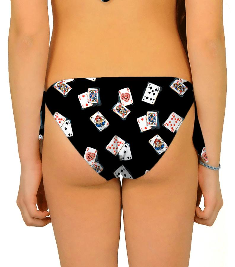Zeybra SLIP BAMBINA CARTE POKER NERO