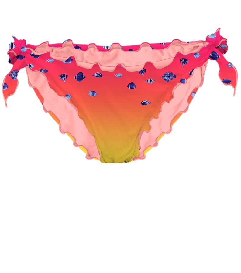 Zeybra SLIP BAMBINA PESCI SFUMATO CORALLO FLUO