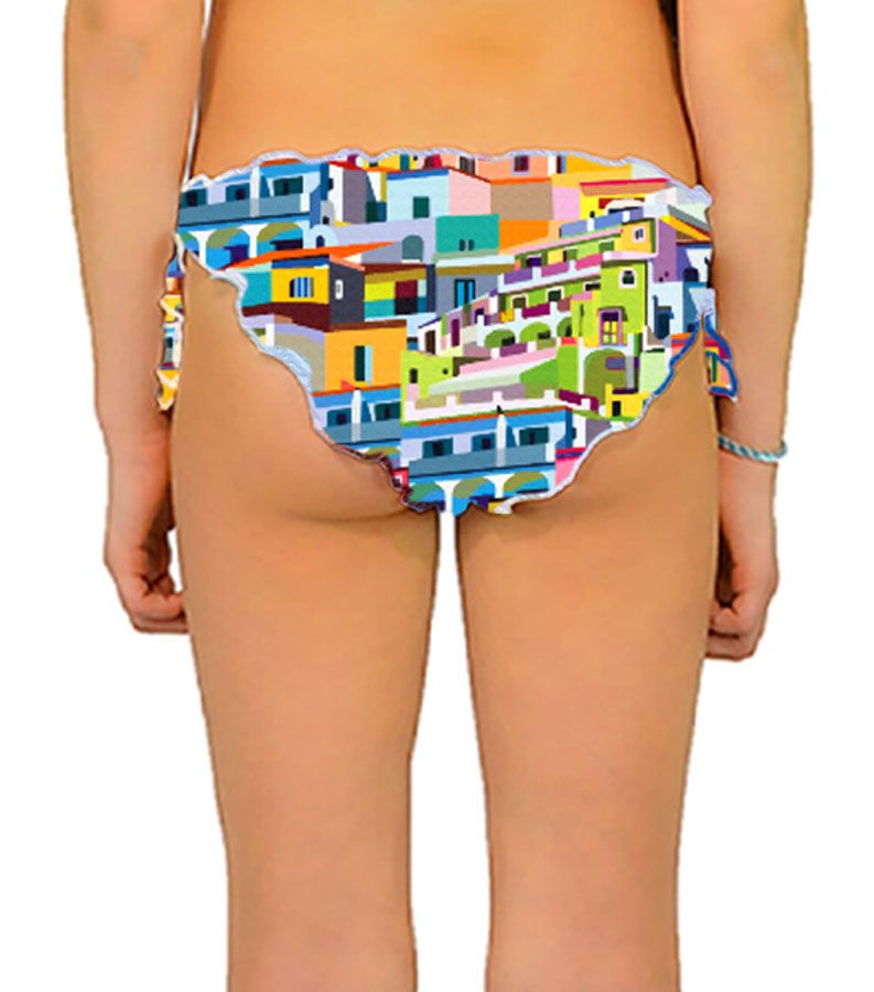 Zeybra SLIP BAMBINA REVERSIBILE AMALFI GIALLO