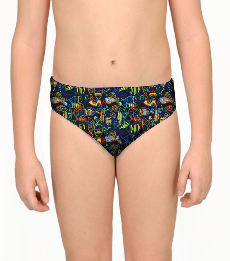 Zeybra SLIP BAMBINO PESCI CRAYON NERO