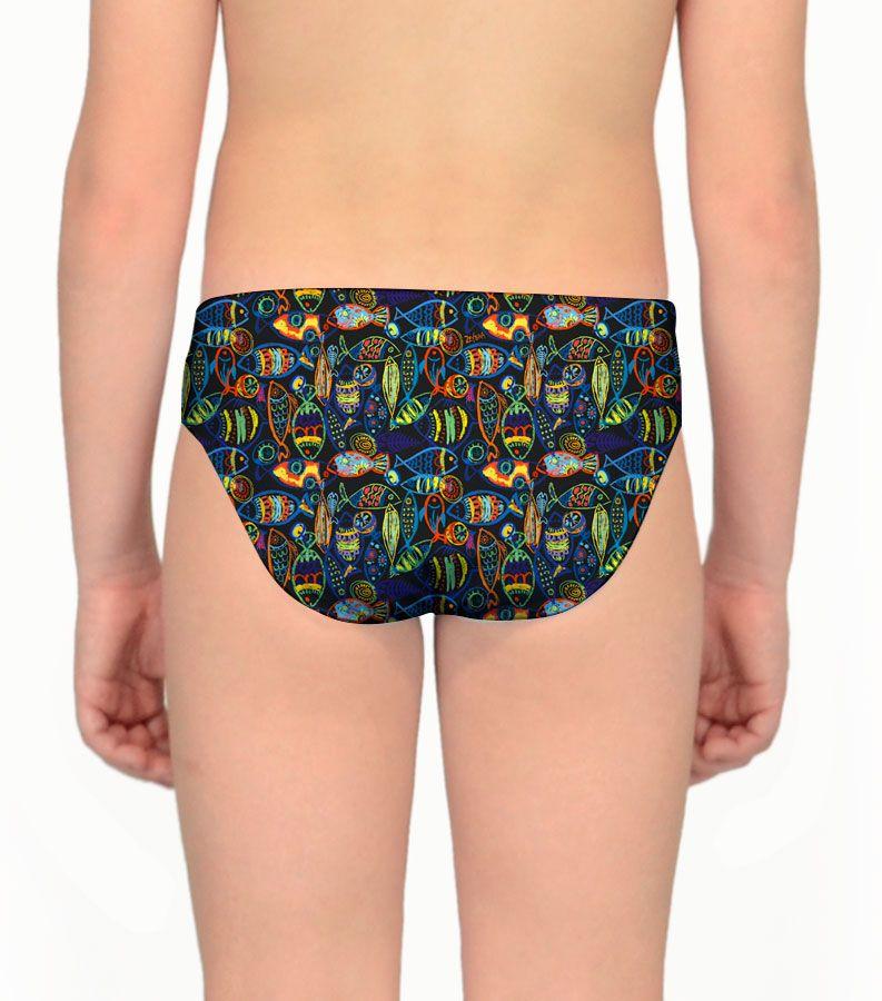 Zeybra SLIP BAMBINO PESCI CRAYON NERO