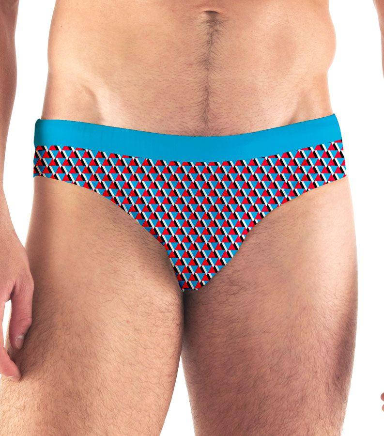 Zeybra SLIP UOMO GEOMETRICO HAWAII