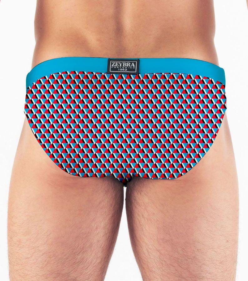 Zeybra SLIP UOMO GEOMETRICO HAWAII