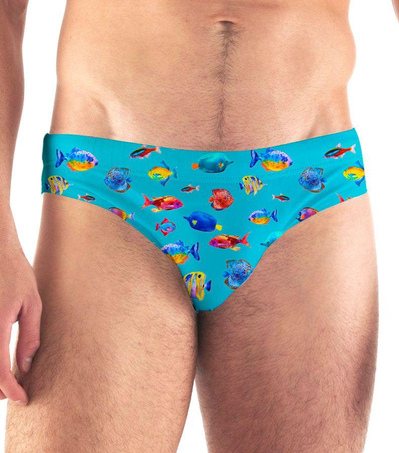 Zeybra SLIP UOMO PESCI HAWAII