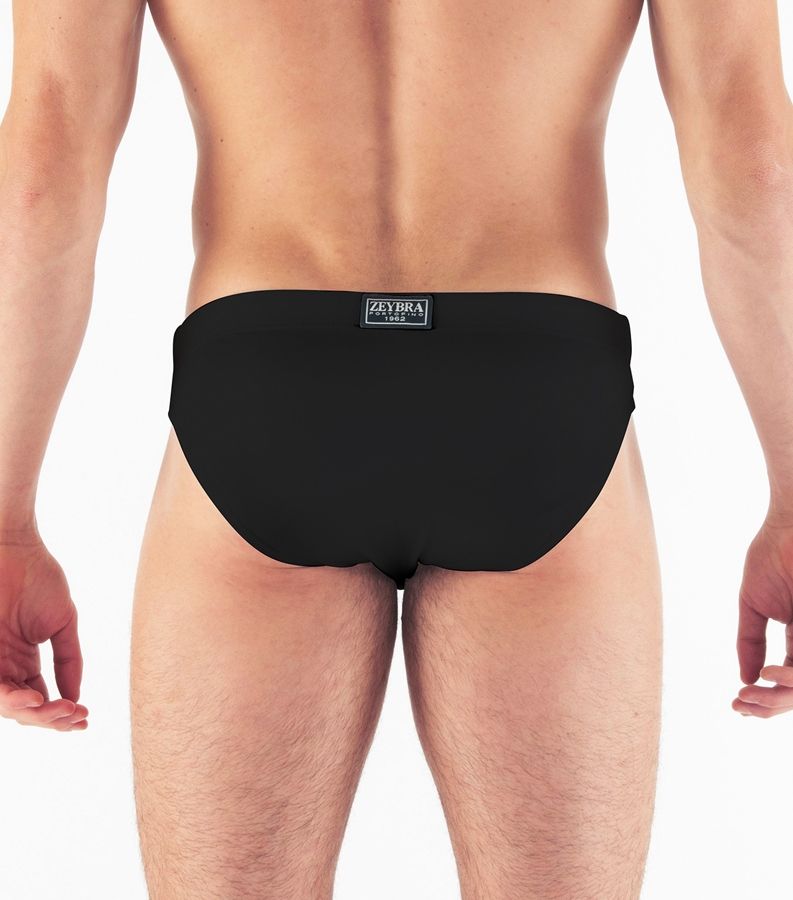 Zeybra SLIP UOMO TINTA UNITA BLACK