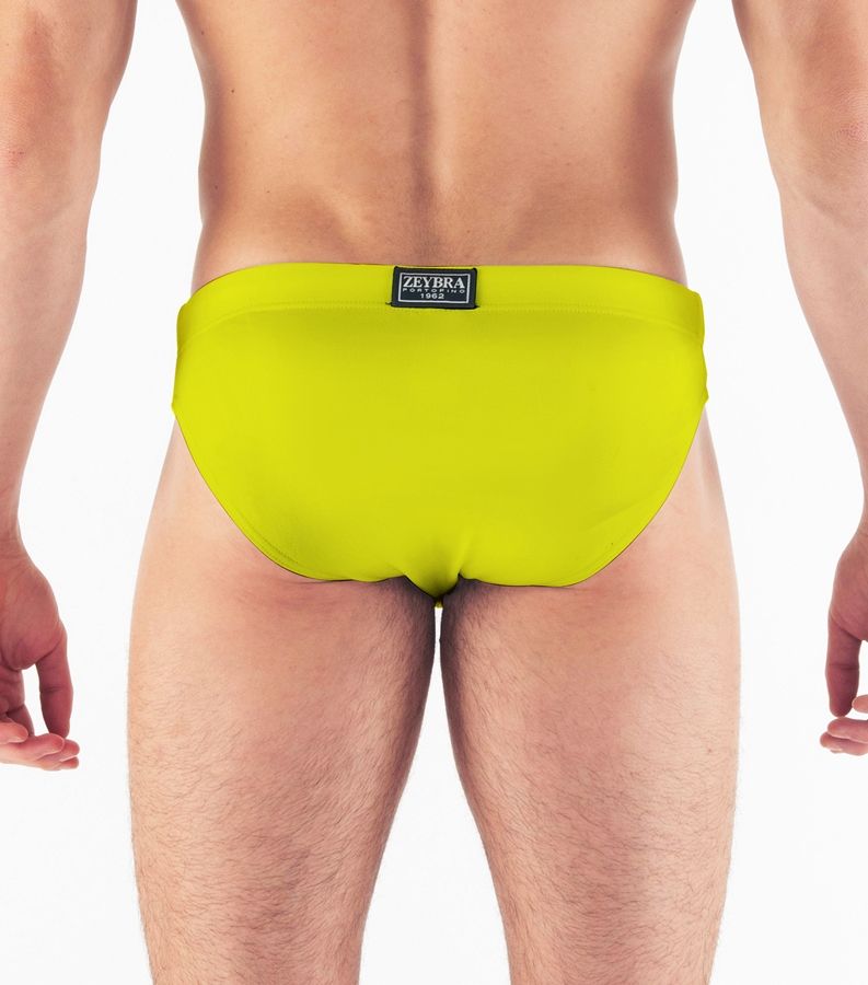 Zeybra SLIP UOMO TINTA UNITA GIALLO FLUO