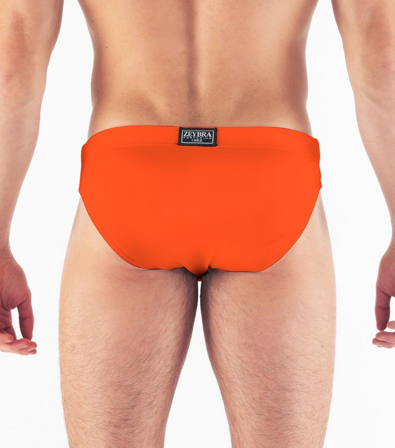 Zeybra SLIP UOMO TINTA UNITA ORANGE FLUO