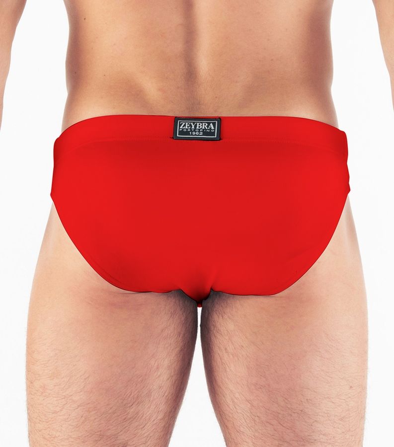 Zeybra SLIP UOMO TINTA UNITA RED RACE