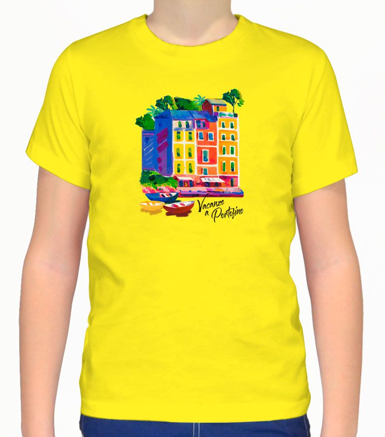 Zeybra T-SHIRT BAMBINO GIALLO