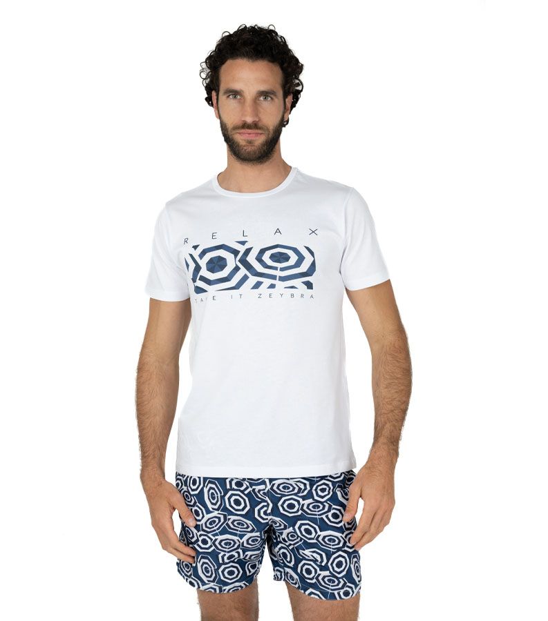 Zeybra T-SHIRT UOMO 100% COTONE SUPIMA