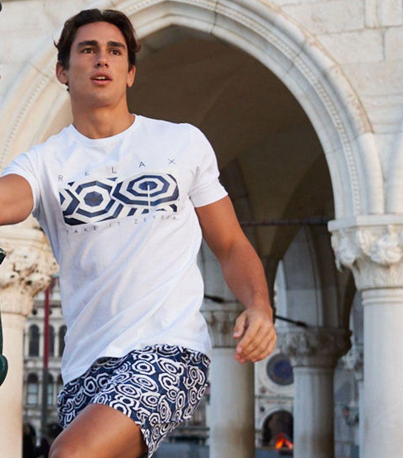 Zeybra T-SHIRT UOMO 100% COTONE SUPIMA