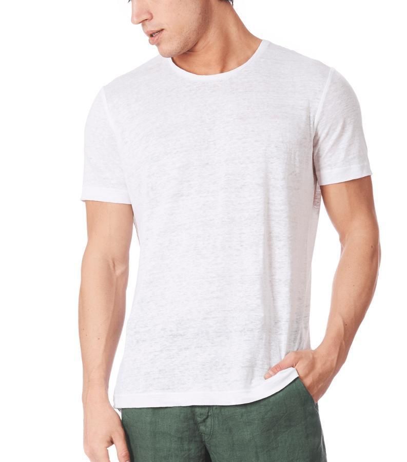 Zeybra T-SHIRT UOMO LINO BIANCO