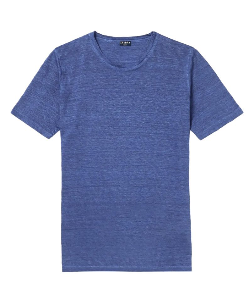Zeybra T-SHIRT UOMO LINO DENIM