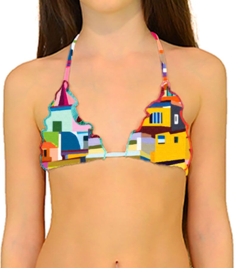 Zeybra TRIANGOLO BAMBINA REVERSIBILE AMALFI GIALLO