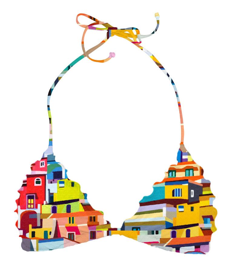 Zeybra TRIANGOLO BAMBINA REVERSIBILE AMALFI GIALLO