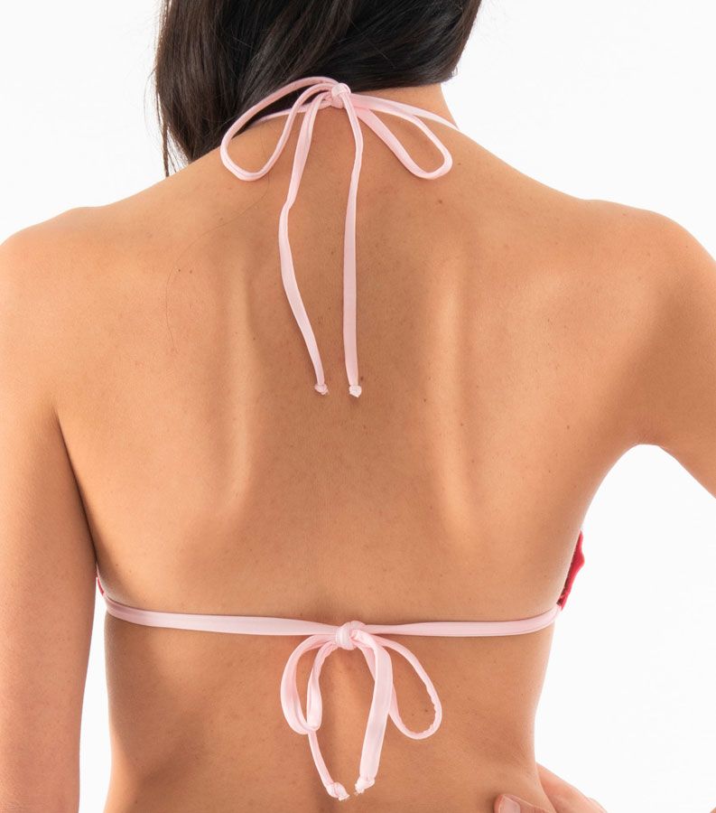 Zeybra TRIANGOLO DONNA ARRICCIATO BRASILE ROSA