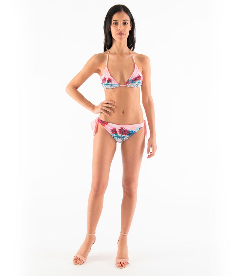 Zeybra TRIANGOLO DONNA ARRICCIATO BRASILE ROSA