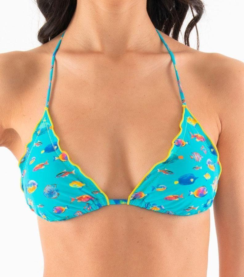 Zeybra TRIANGOLO DONNA ARRICCIATO PESCI HAWAY