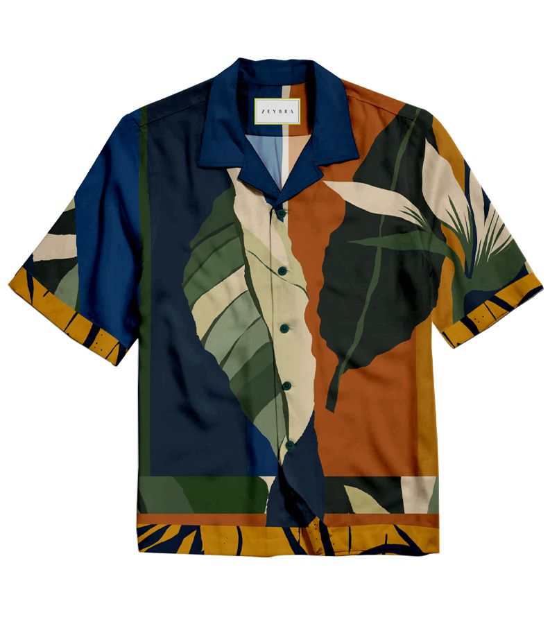 ZeybraZEYBRA PORTOFINO - CAMICIA AFRICAN IN SETA