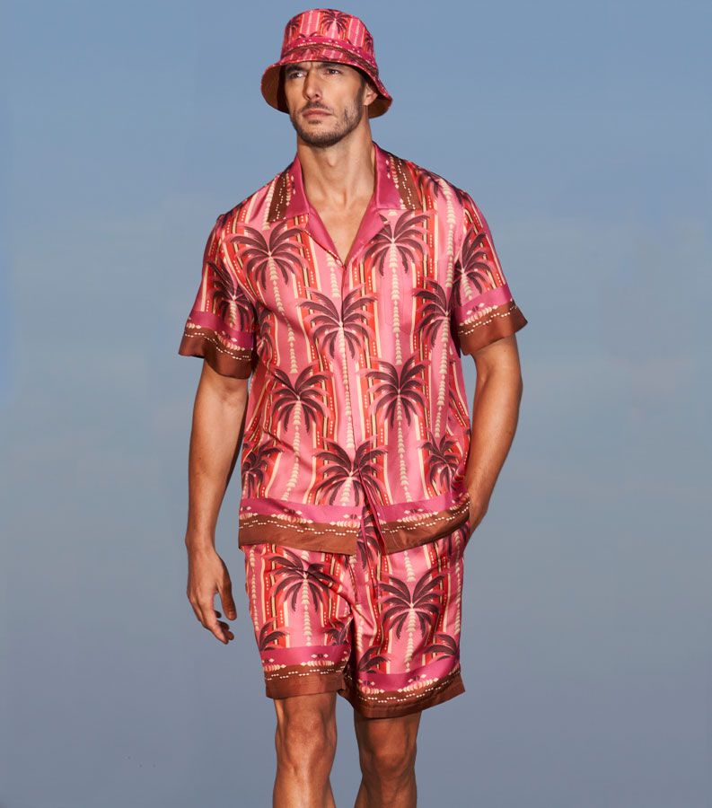 ZeybraZEYBRA PORTOFINO - PANTALONCINI BRAZIL IN SETA