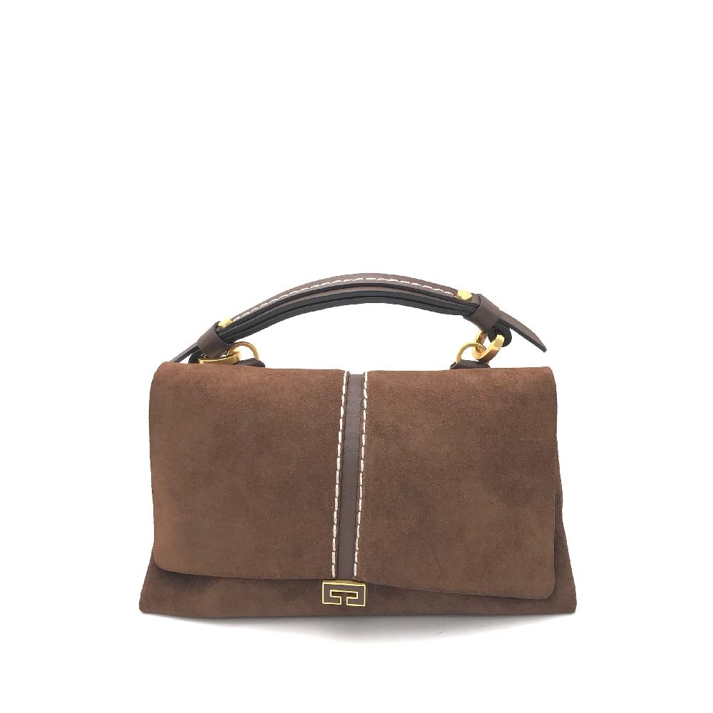 Zulian Calzature Borsa Kendall small camoscio marrone